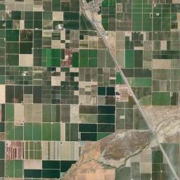 Traver California map(satellite map)