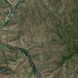Three Rivers California map(satellite map)