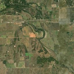 Woodward County Satellite Map