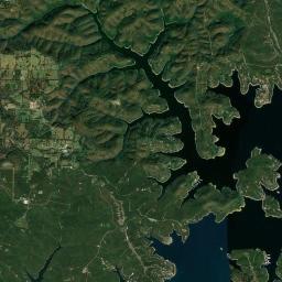 Lost Bridge Village Arkansas map(satellite map)