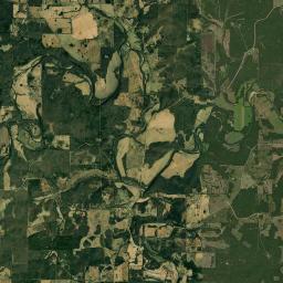 Heart Arkansas map(satellite map)