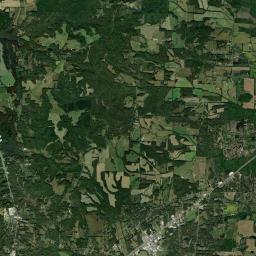 Woodland Acres Tennessee Satellite Map