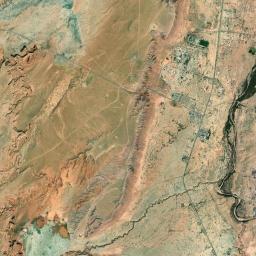 Many Farms Arizona map(satellite map)