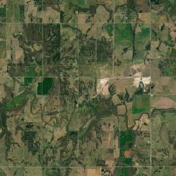 Pawnee County Satellite Map