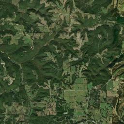 Bergman Arkansas map(satellite map)
