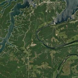 Bull Shoals Arkansas map(satellite map)