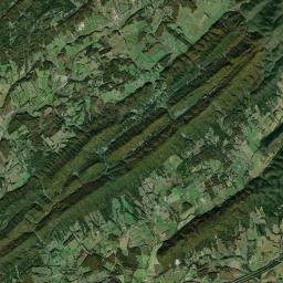 White Horn Tennessee Satellite Map