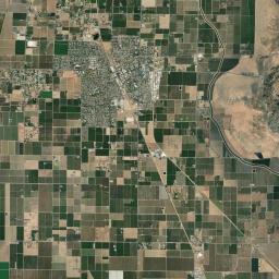 Antes California map(satellite map)