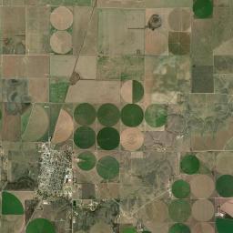 Hansford County Satellite Map