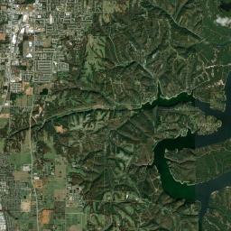 Cross Hollow Arkansas map(satellite map)