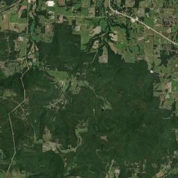 Hough Arkansas map(satellite map)