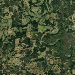 Horseshoe Bend Arkansas map(satellite map)