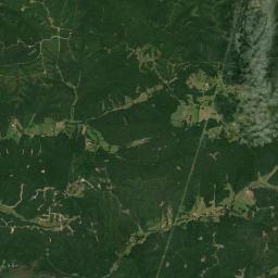 Halls Creek Tennessee Satellite Map