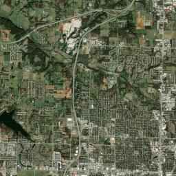 Spring Creek Arkansas Satellite Map