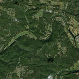 Arkana Arkansas map(satellite map)