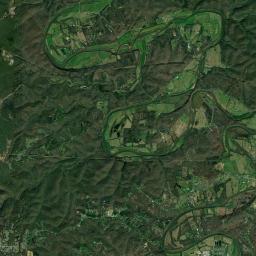 Bell Town Tennessee Satellite Map