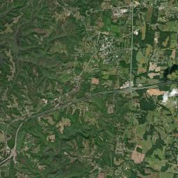 Ensor Tennessee Satellite Map