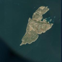 Megísti Satellite Map