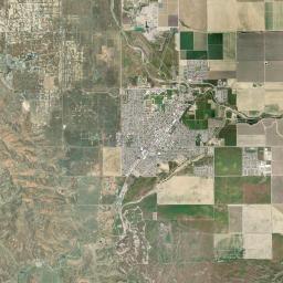Coalinga California map(satellite map)