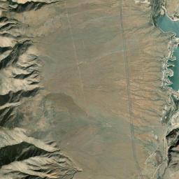Haiwee California map(satellite map)