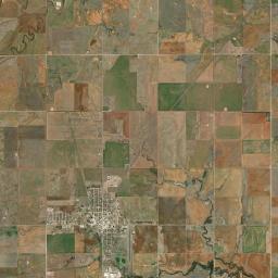 Okeene Satellite Map