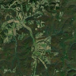 Dryfork Arkansas map(satellite map)