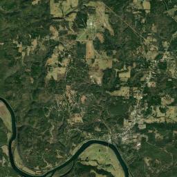 Calico Rock Arkansas map(satellite map)