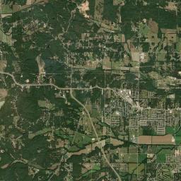 Center Hill Arkansas map(satellite map)