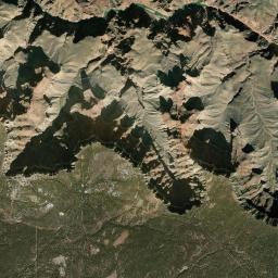 Grand Canyon Arizona map(satellite map)