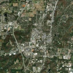 Fayetteville Arkansas map(satellite map)