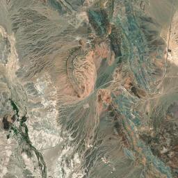 Shoshone California map(satellite map)