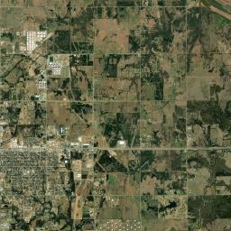 Cushing Satellite Map