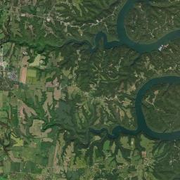 Young Bend Tennessee Satellite Map