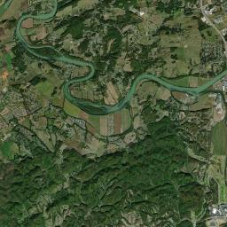 Henry Crossroads Tennessee Satellite Map