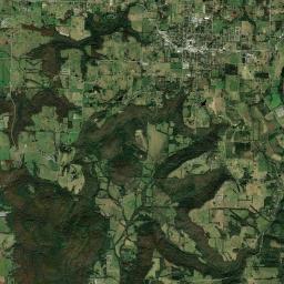 Canehill Arkansas map(satellite map)