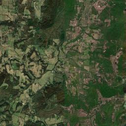 Hogeye Arkansas map(satellite map)
