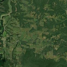 Buroak Arkansas map(satellite map)
