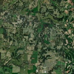 Gibson Tennessee Satellite Map