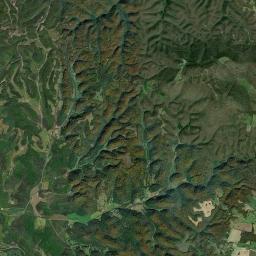 Sugar Tree Knob Tennessee Satellite Map