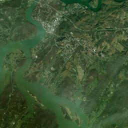 Suburban Shores Tennessee Satellite Map