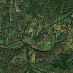 Tottys Bend Tennessee Satellite Map