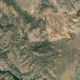 Bee Rock California map(satellite map)