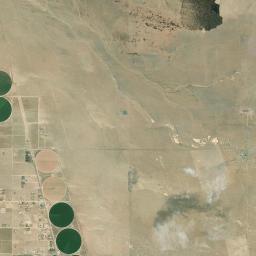 Brown California map(satellite map)
