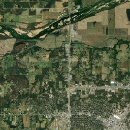 Muskogee Satellite Map