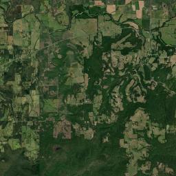 Evansville Arkansas map(satellite map)