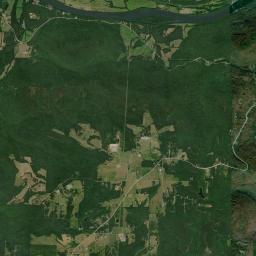 Almond Arkansas map(satellite map)