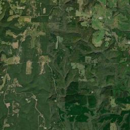 Rushing Arkansas Satellite Map