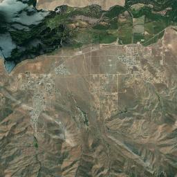 South Lake California map(satellite map)