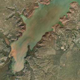 Fritch Satellite Map