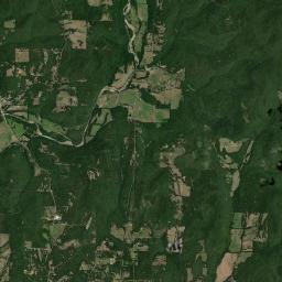 Natural Dam Arkansas map(satellite map)